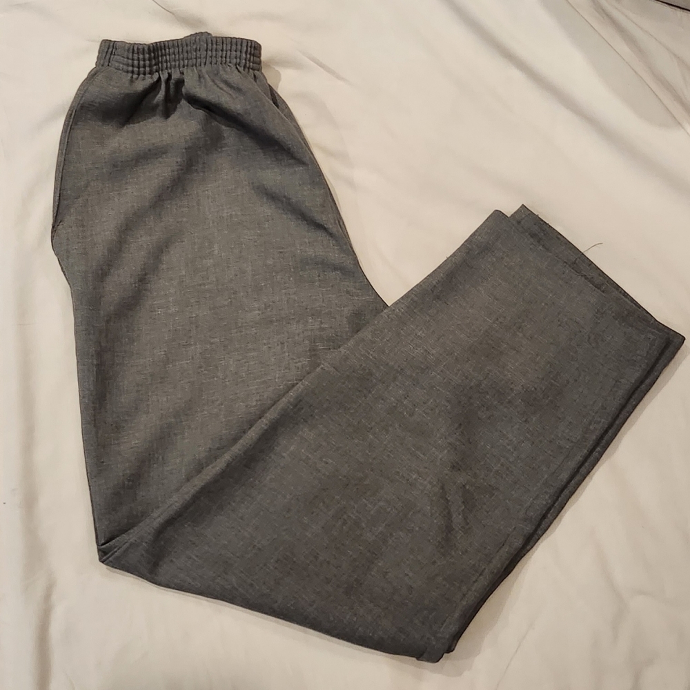 Plus size gray pants